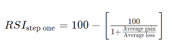 công thức tính rsi step 1