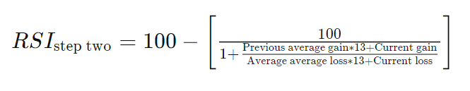công thức tính rsi step 2
