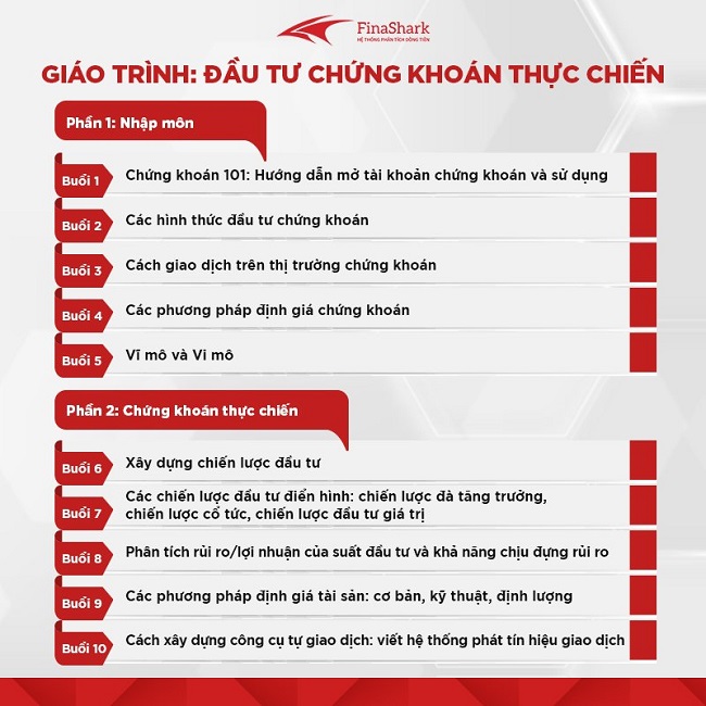 Đào tạo chứng khoán Finashark