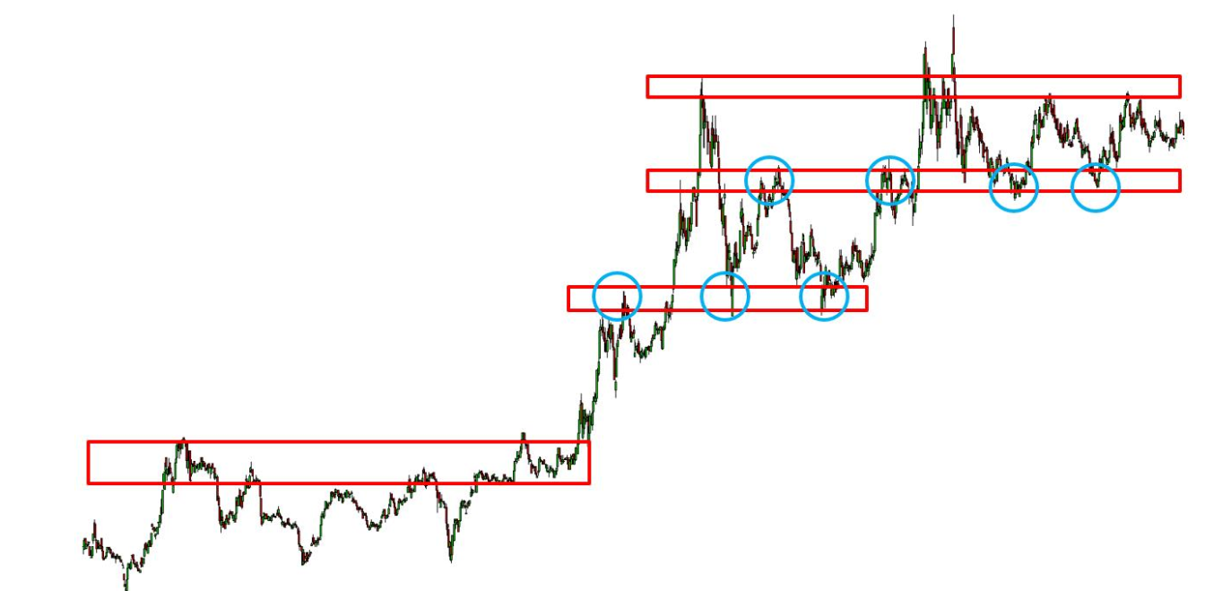 hỗ trợ kháng cự trong price action