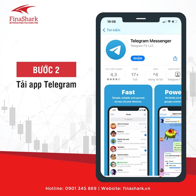 Finashark hướng dẫn sử dụng kênh tín hiệu giao dịch Telegram