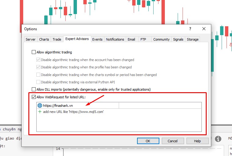 Tìm hiểu cách thức hoạt động của chỉ báo MT5 Finashark