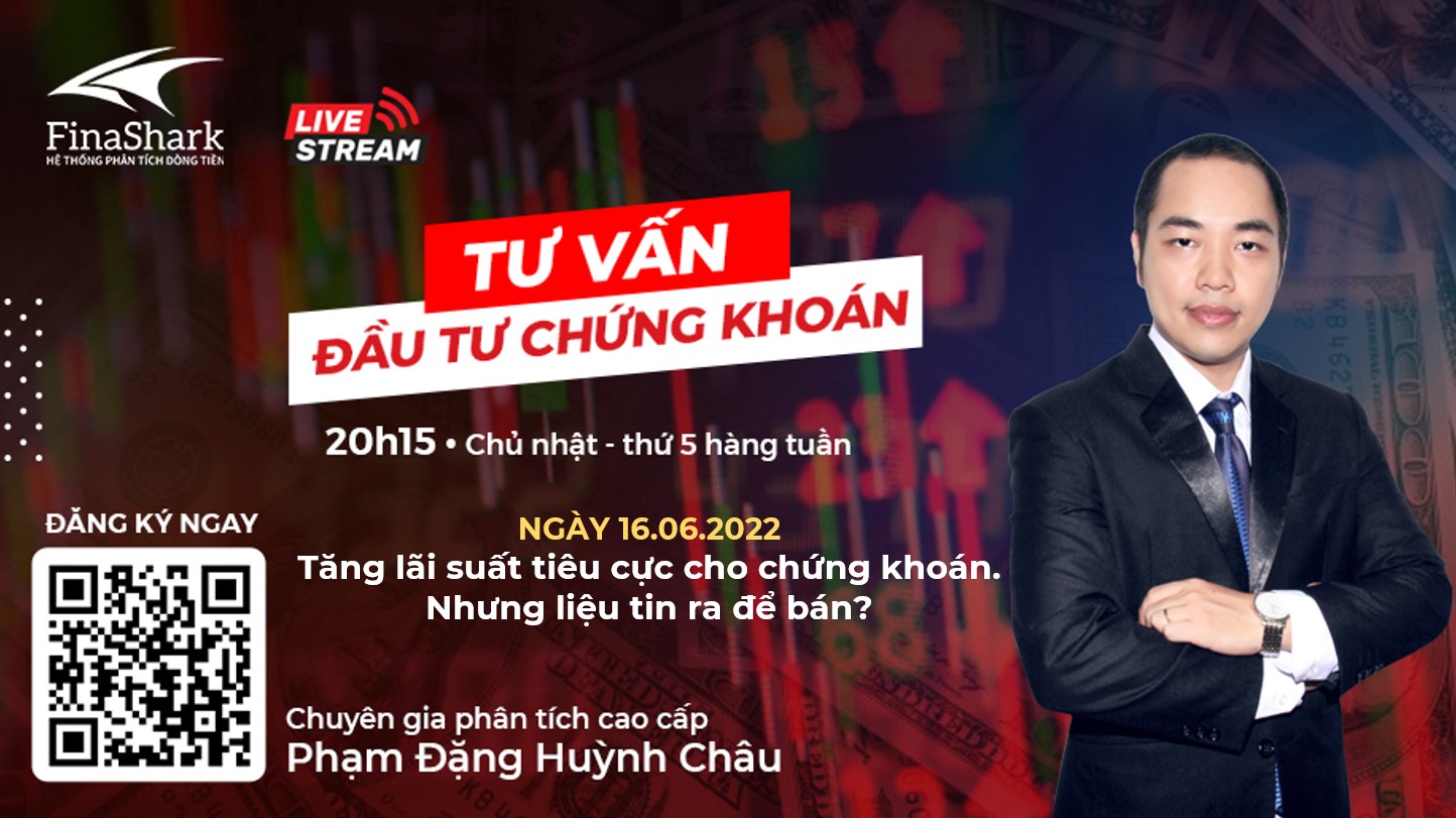 Tăng lãi suất tiêu cực cho chứng khoán. Nhưng liệu tin ra để bán? | Chiến lược thị trường 16/06/2022