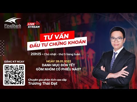 Danh mục cổ phiếu đón Tết | Finashark chiến lược ngày 28.01.2022