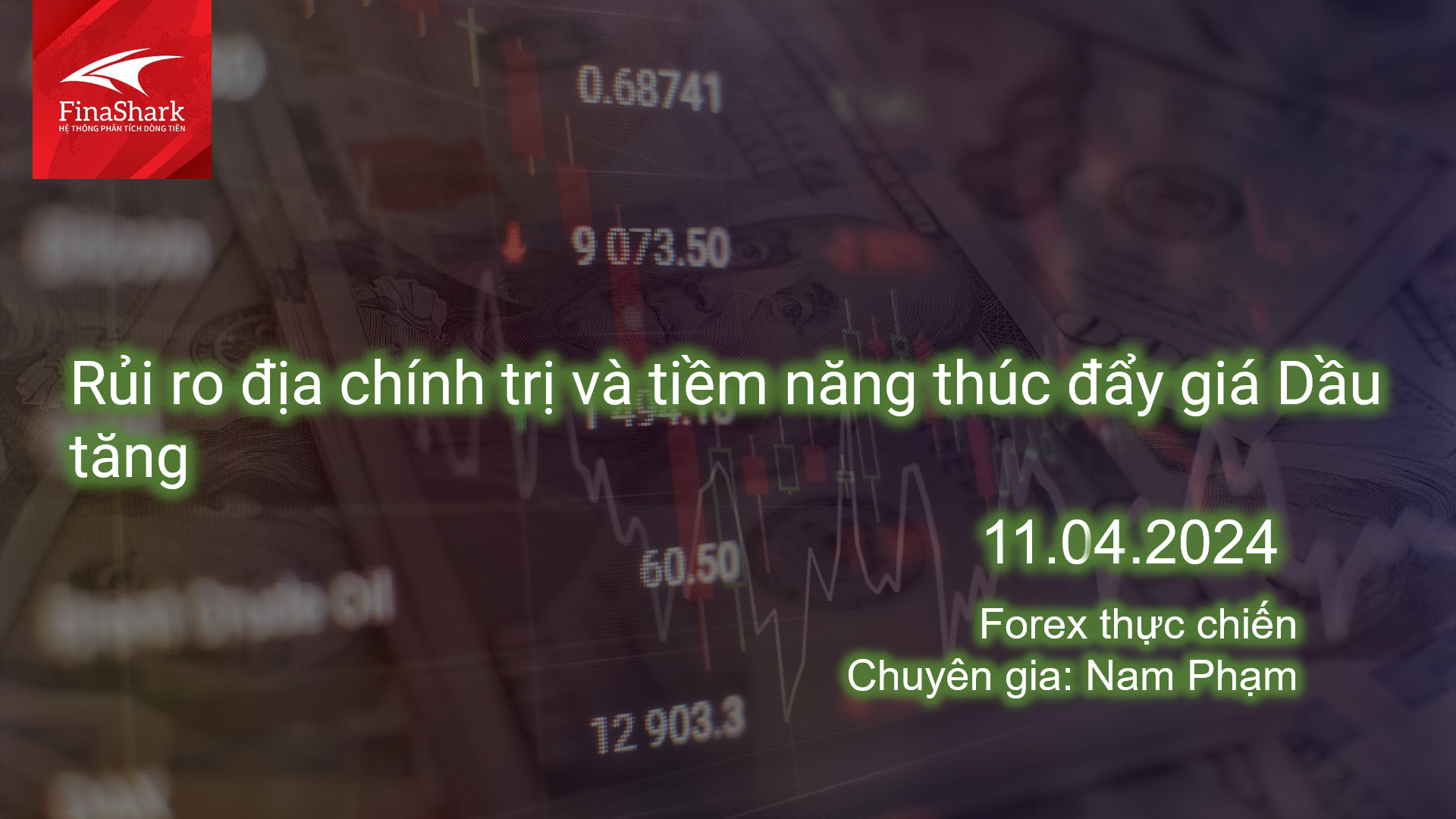 Rủi ro địa chính trị và tiềm năng thúc đẩy giá Dầu tăng | Giao dịch thực chiến 11.04.2024