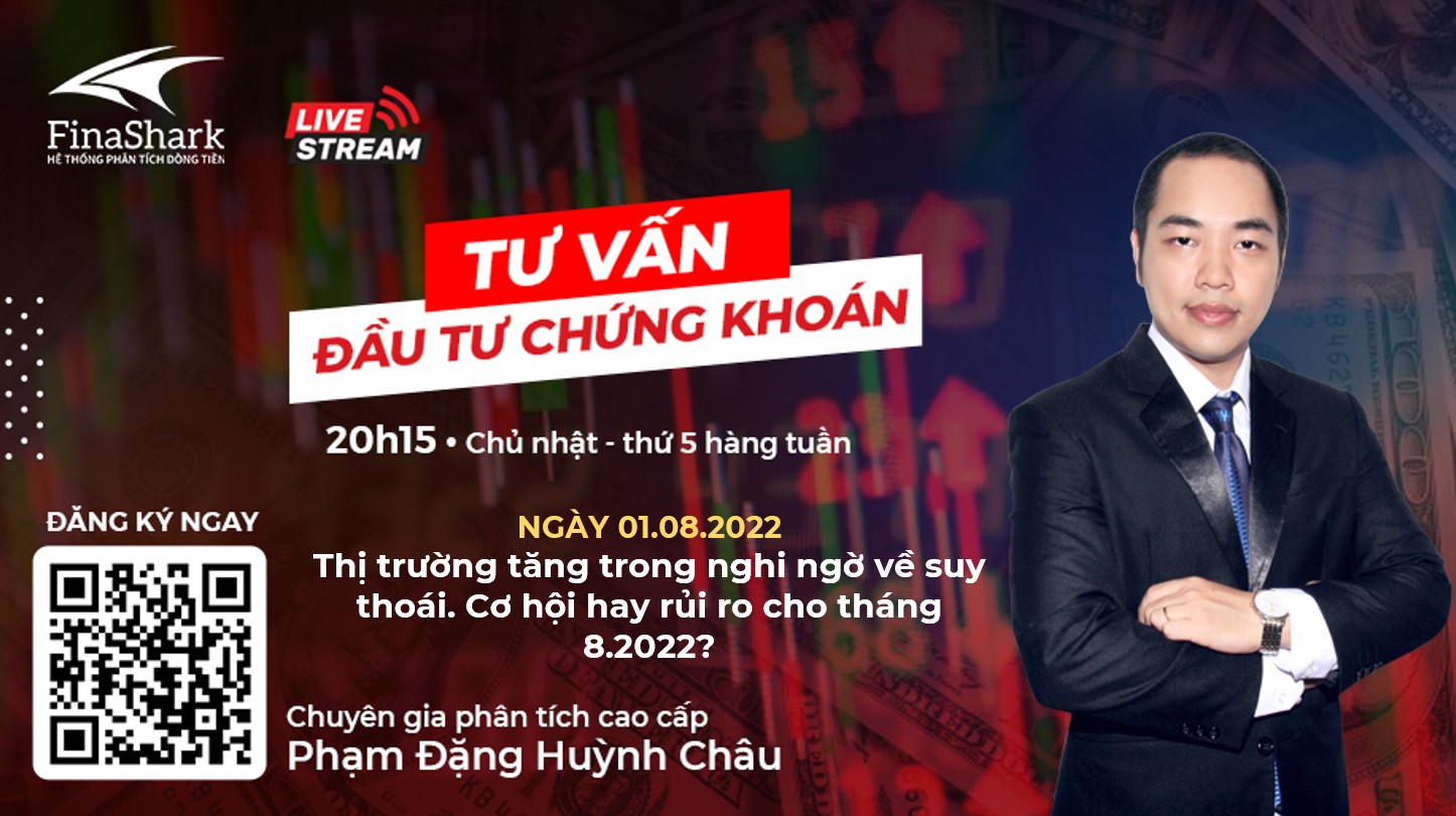 Thị trường tăng trong nghi ngờ về suy thoái. Cơ hội cho tháng 8.2022? | Nhận định cho phiên 01/08/2022