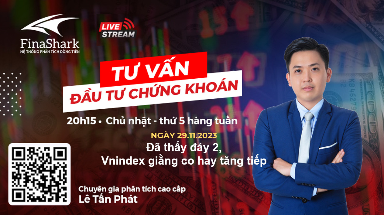 Đã thấy đáy 2, Vnindex giằng co hay tăng tiếp? Chiến lược cho phiên 30.11.2023