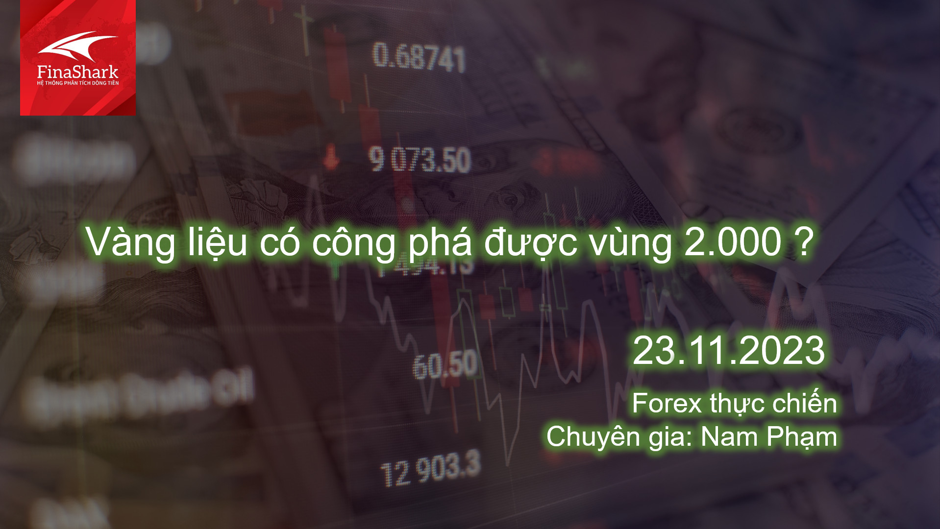 Vàng liệu có công phá được vùng 2.000$ ? | Giao dịch thực chiến 23.11.2023