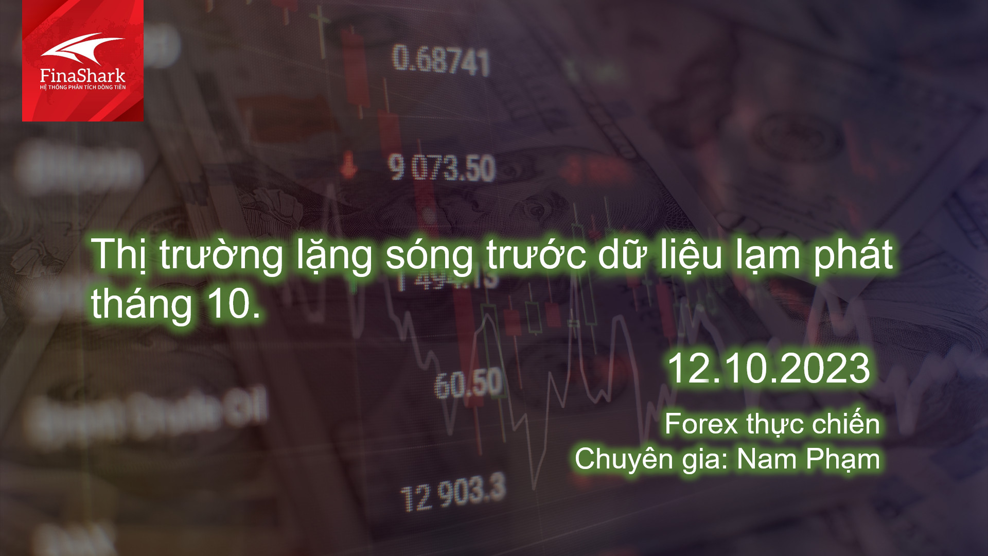 Thị trường lặng sóng trước dữ liệu lạm phát tháng 10. | Giao dịch thực chiến 12.10.2023