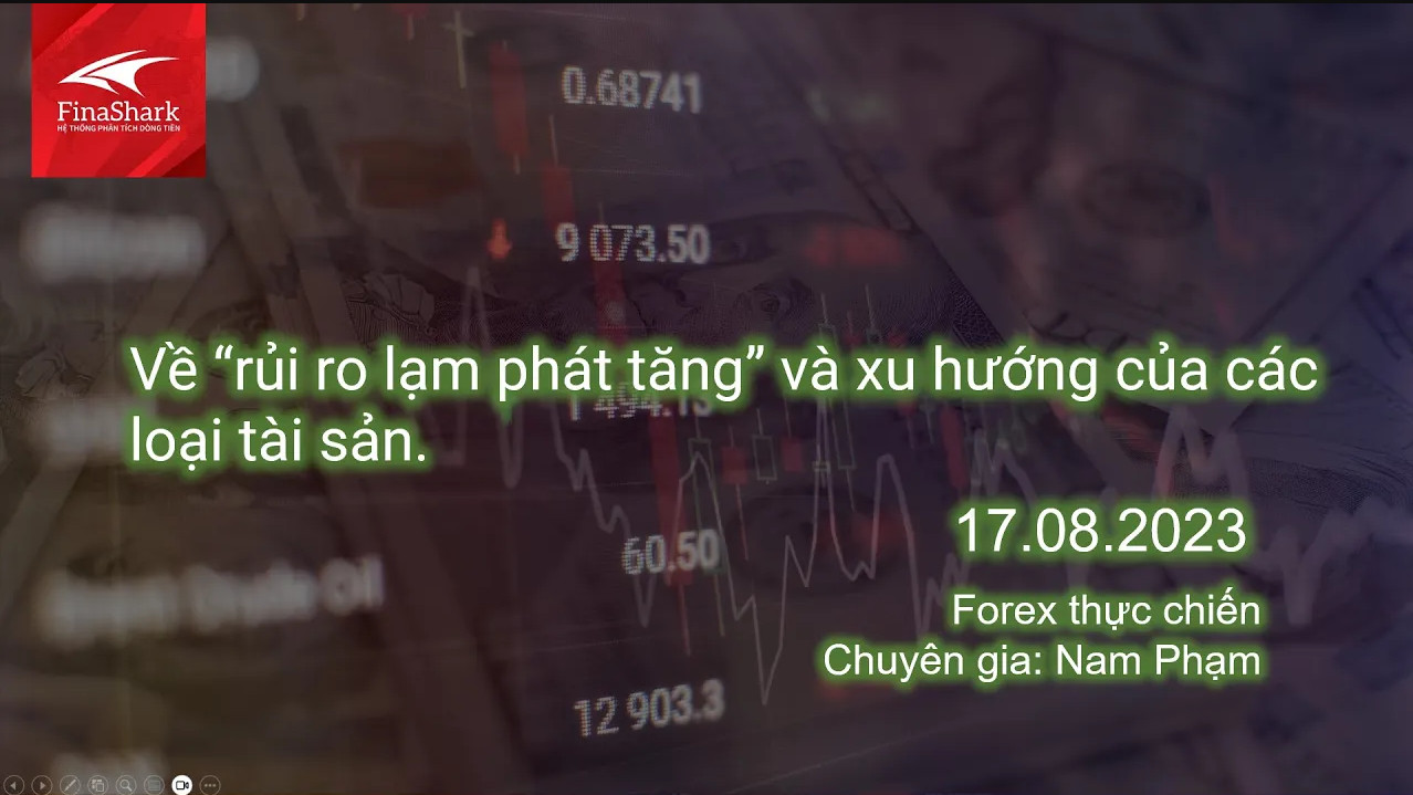 Về "rủi ro lạm phát tăng" và xu hướng của các loại tài sản | Giao dịch thực chiến 17.08.2023