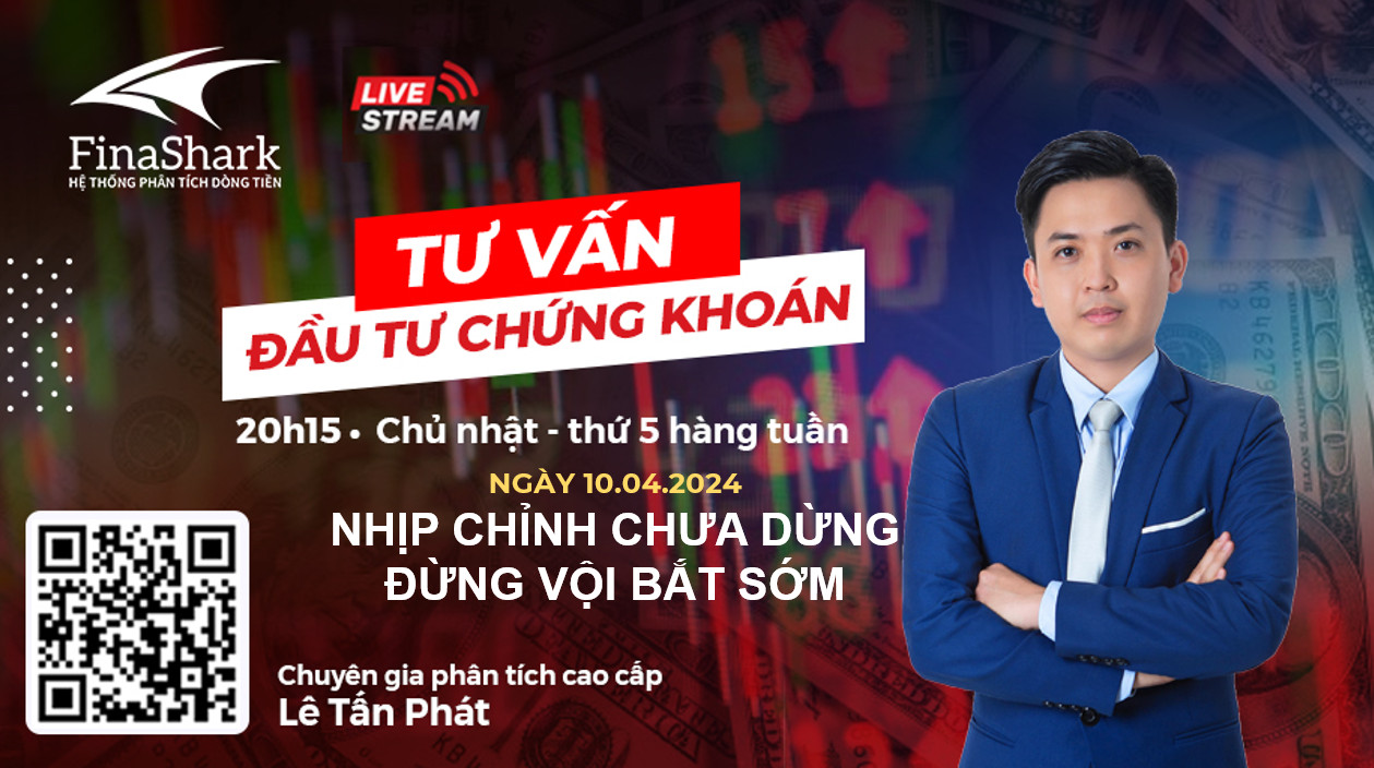 Nhịp chỉnh chưa dừng, đừng vội bắt sớm. Chiến lược cho phiên 11/4/2024