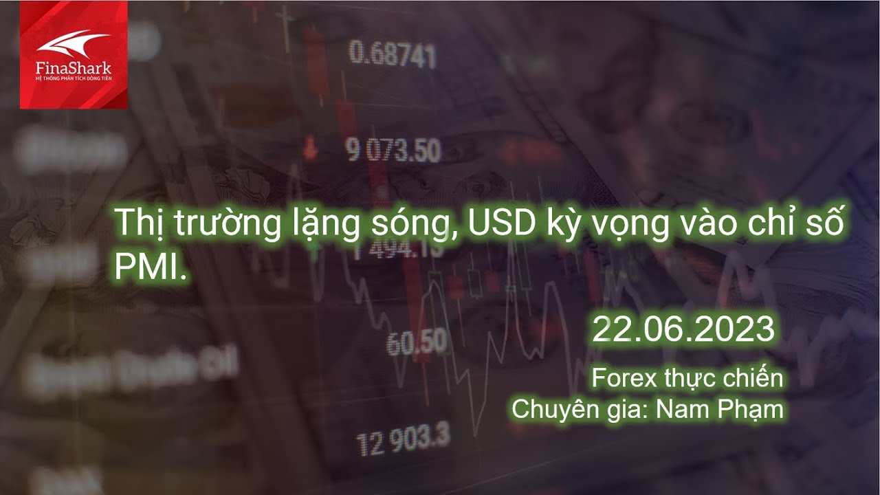 Thị trường lặng sóng, USD kỳ vọng vào chỉ số PMI | Nhận định ngày 22.06.2023