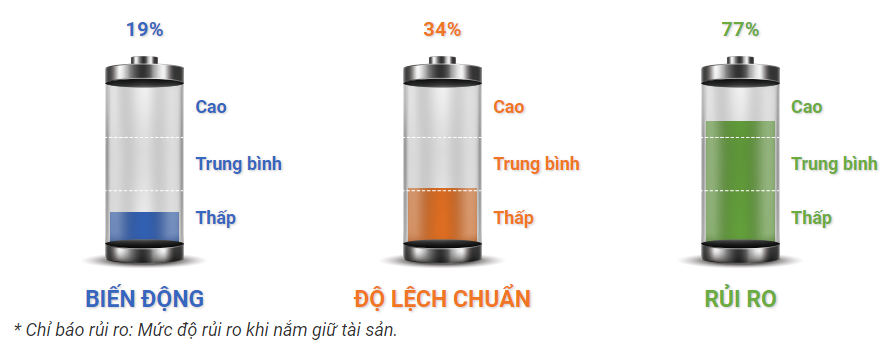 Chỉ báo rủi ro đầu tư với FPT